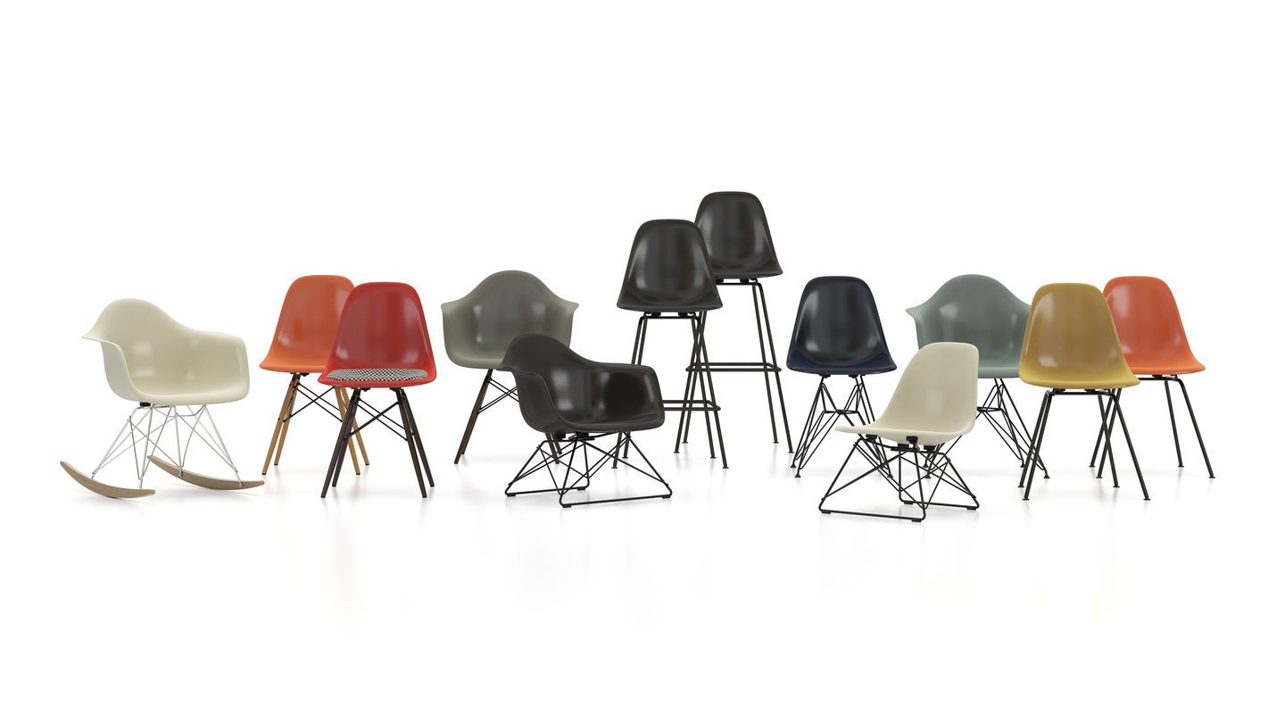 Eames Plastic Armchair DAR Chair Vitra