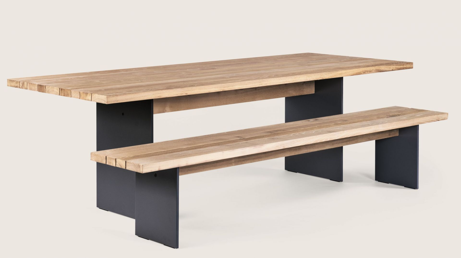 SC 48 Outdoor bench Brushed oiled acacia Janua 