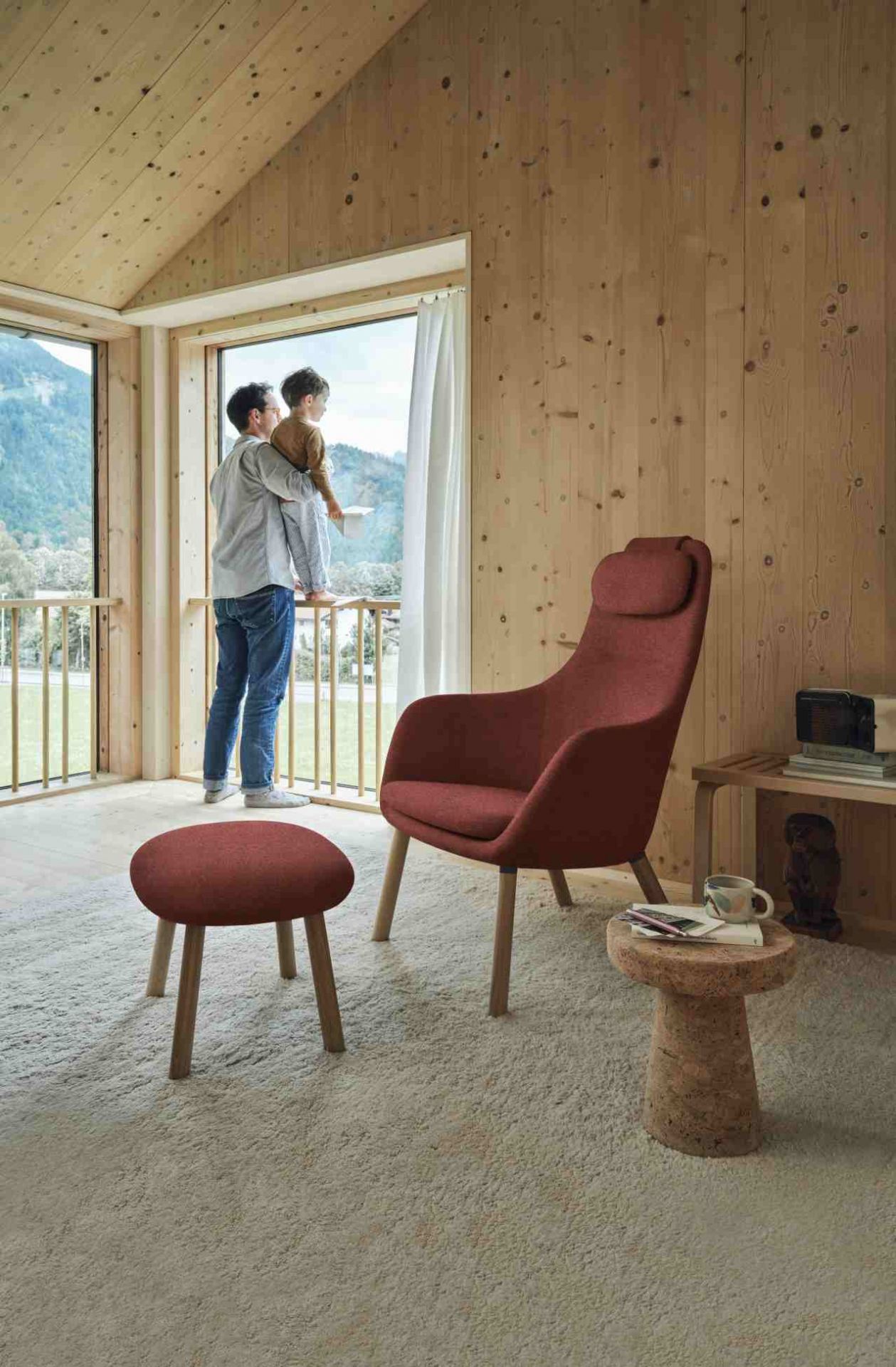 Hal Lounge Chair Armchair + Ottoman Vitra Hal Lounge Chair Armchair + Ottoman Vitra