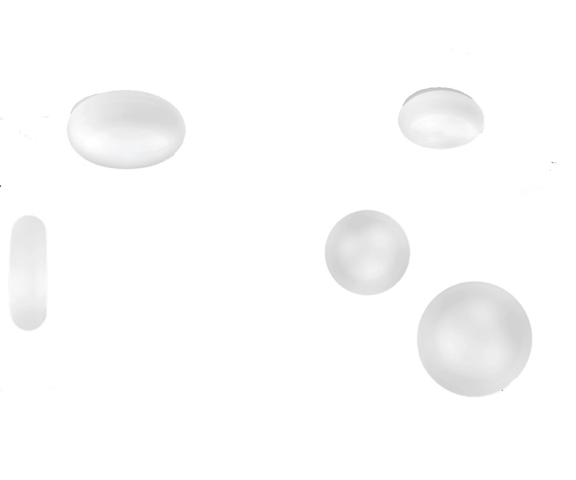 Itka 20 Wall/Ceiling White Artemide