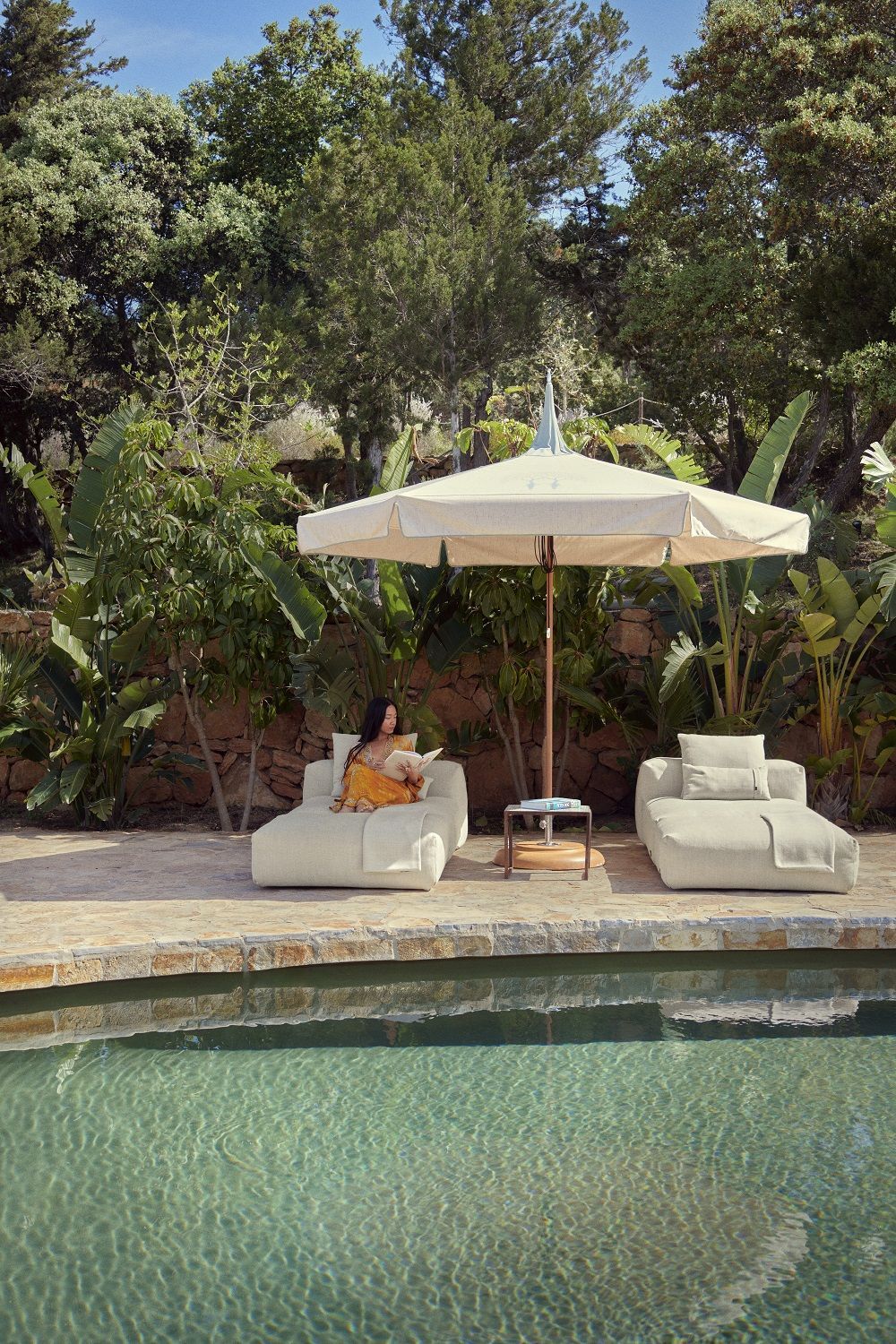 Sofa Set 07 Sun Lounger Outdoor Lounger 2-seater vetsak
