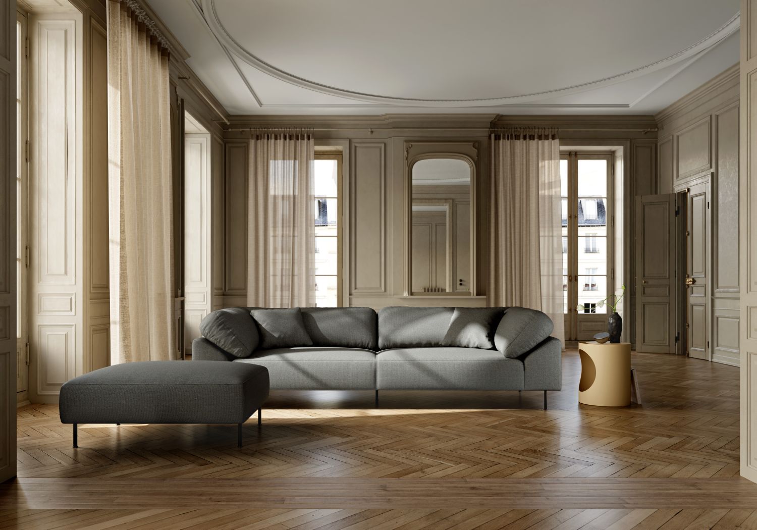 Collar Sofa 3-Seater Woud