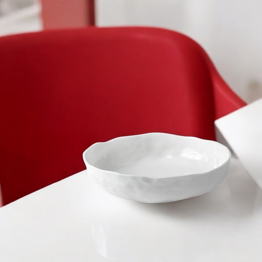 Indulgence" bowl porcelain wheels