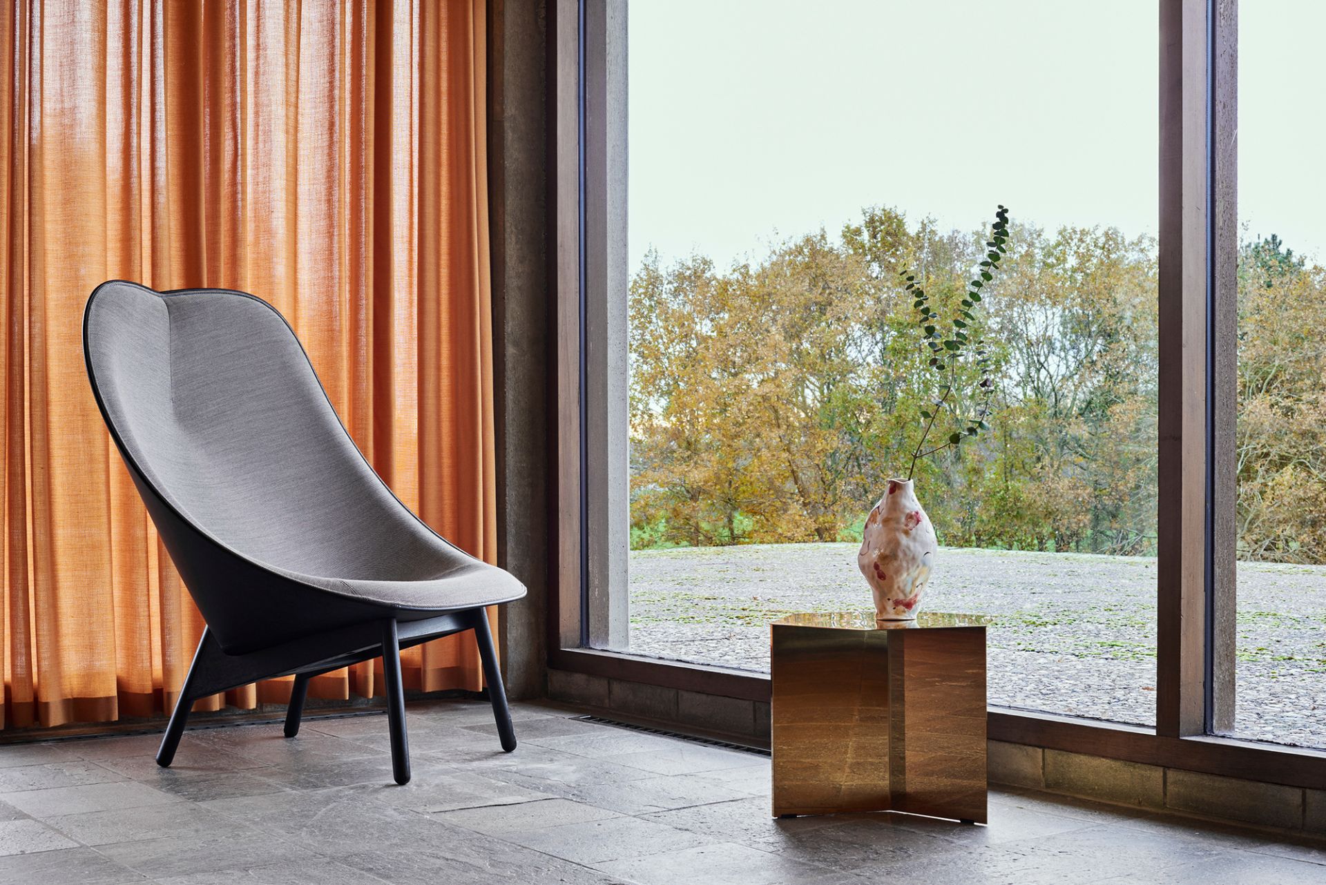 Uchiwa / Uchiwa Quilt Armchair Armchair Hay