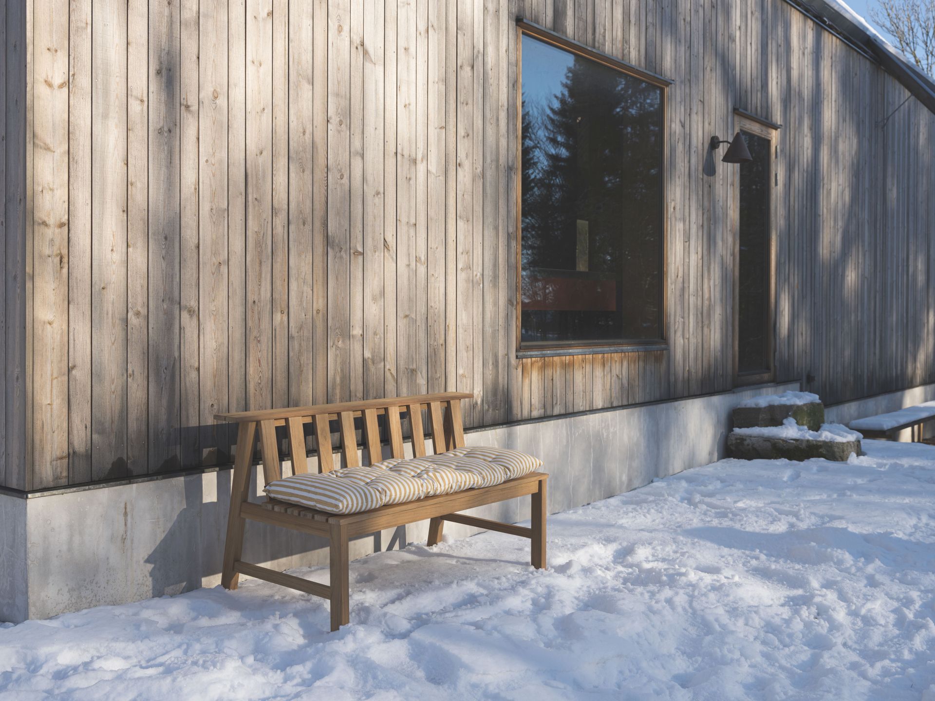 Cadence Bench Teak Outdoor Skagerak by Fritz Hansen