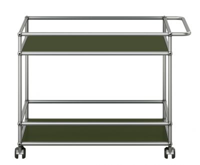 USM Haller serving trolley olive green NEW STANDARD COLOUR