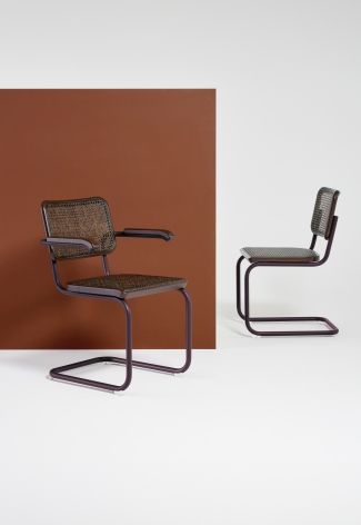 S 64 V Tubular steel classic cantilever chair Thonet