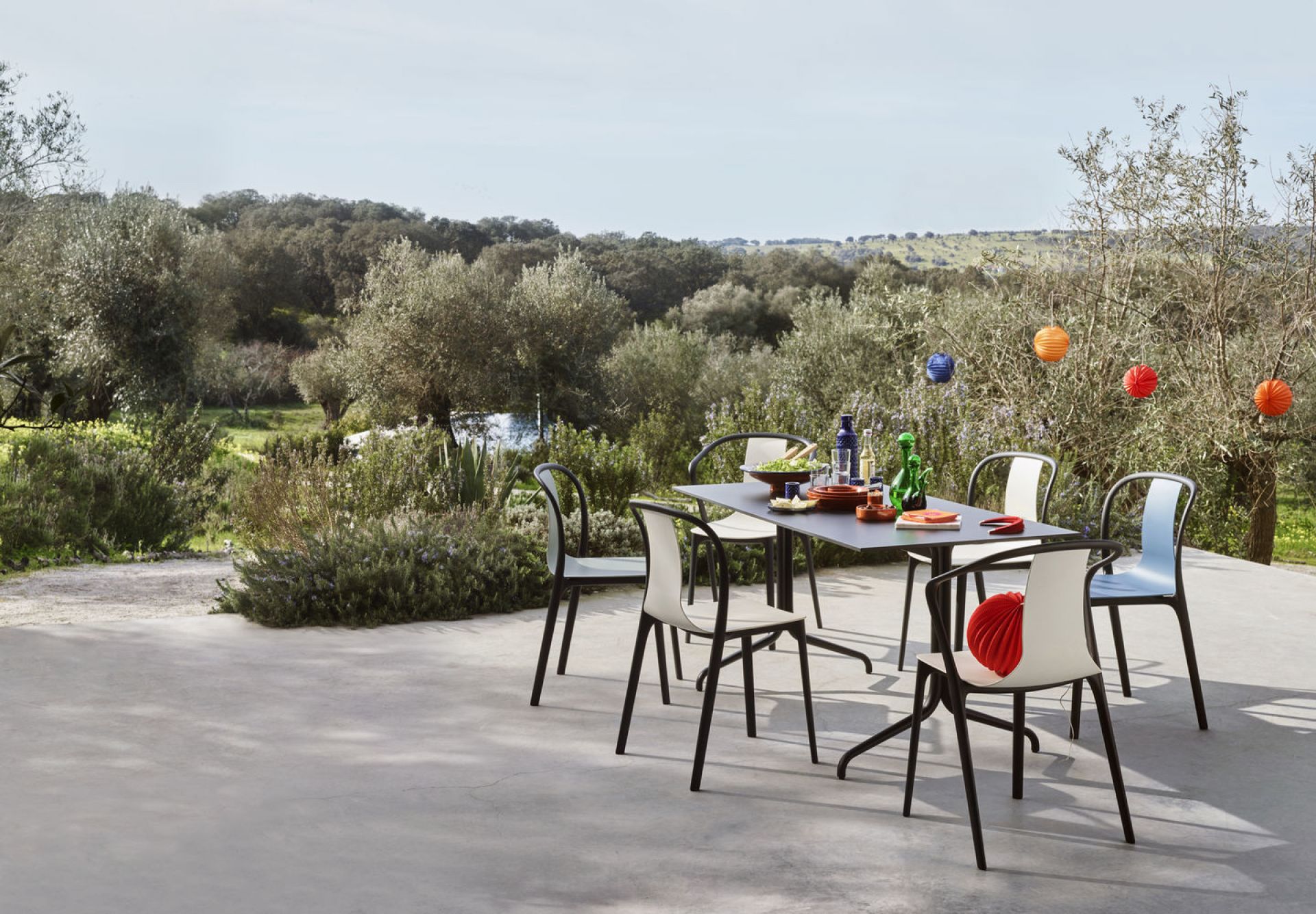 Belleville Armchair Plastic Chair Vitra