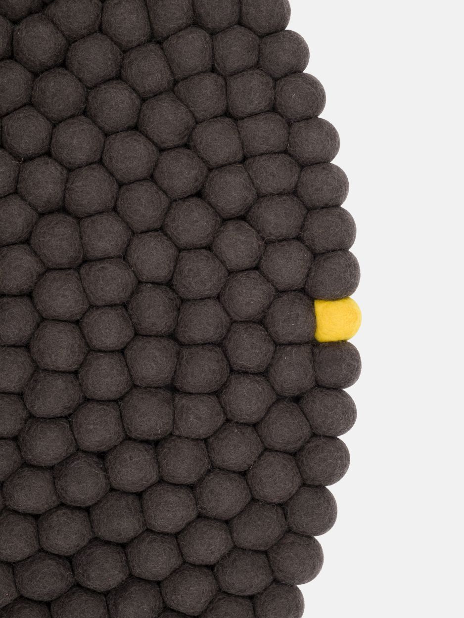 Big One Round Felt carpet Ø 160 cm myfelt Anthracite