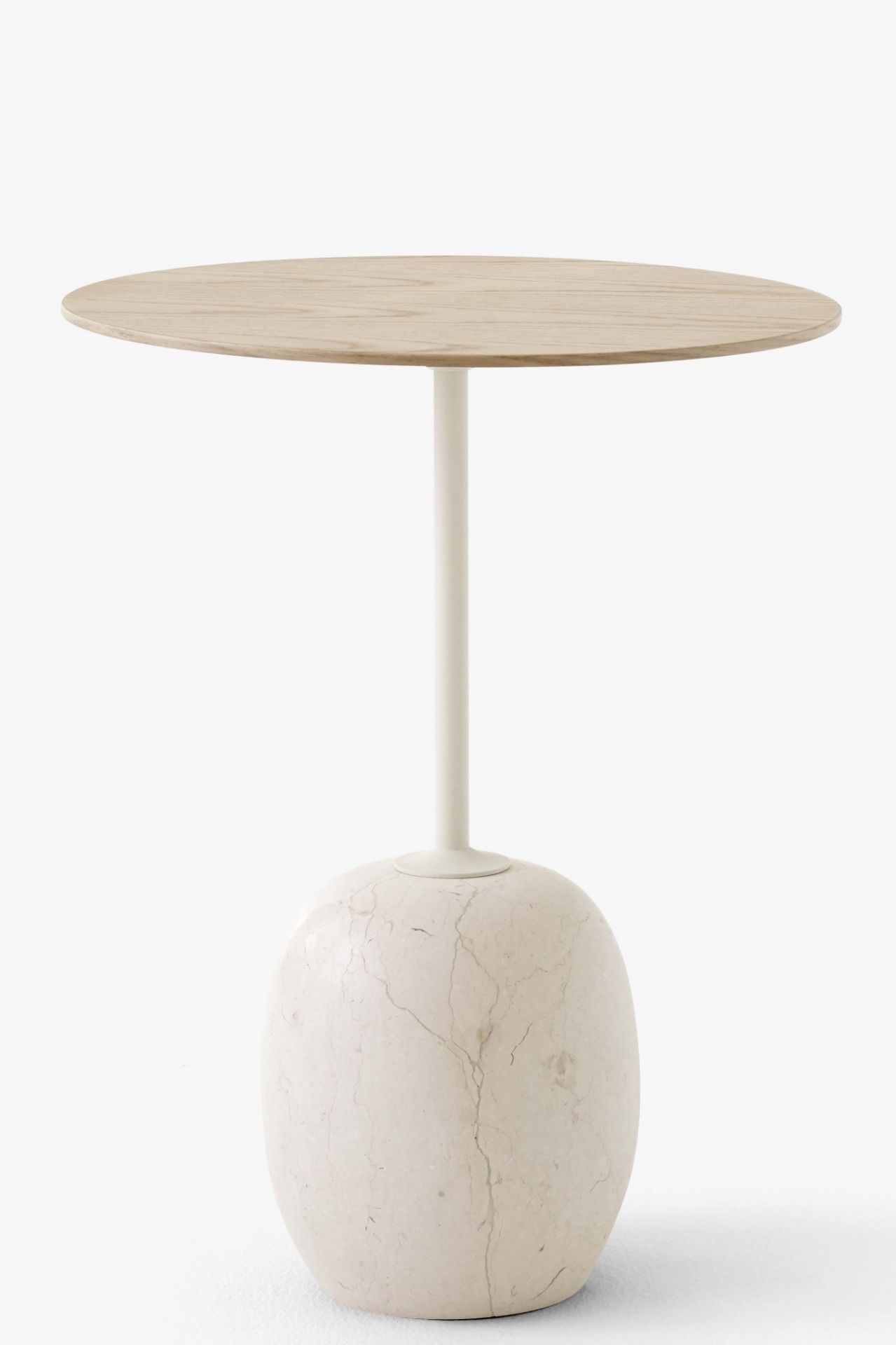 Lato LN8 / LN9 side table with Wooden top AndTradition 