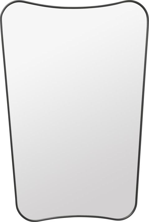 F.A. 33 Wall mirror medium Black Brass Gubi