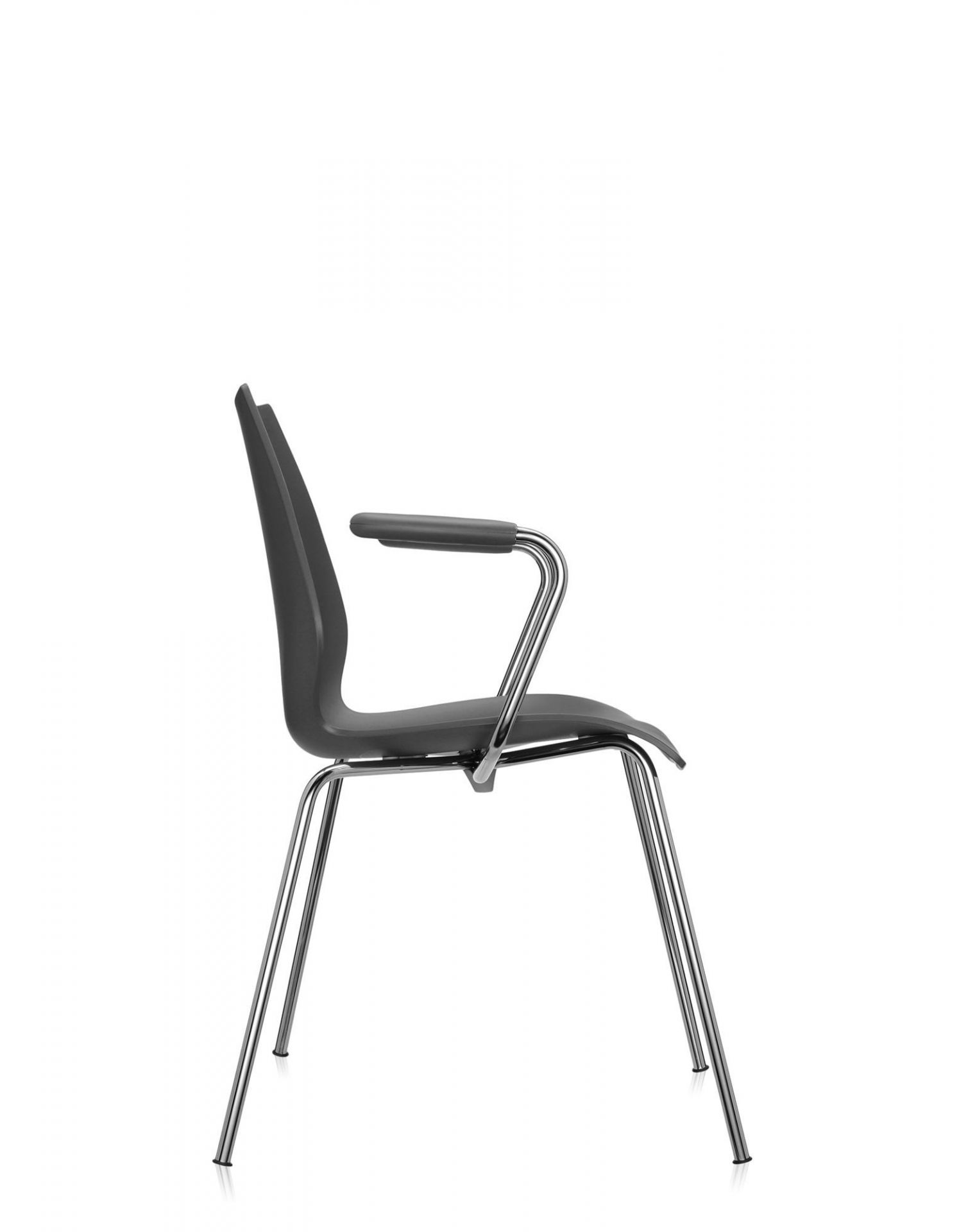 Maui Chair with Armrest Kartell zinc white