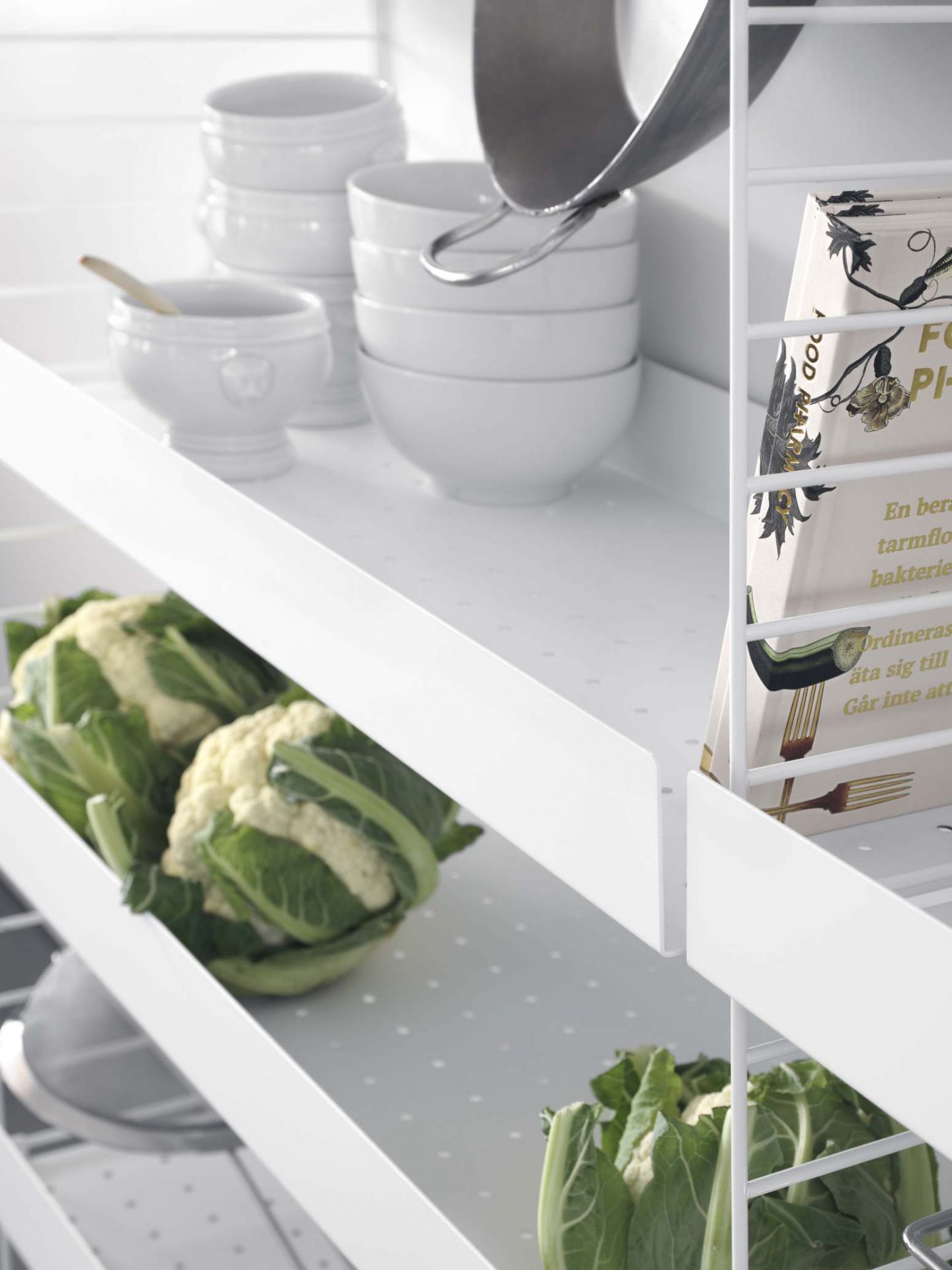 String  Kitchen Wall Shelf System A String Furniture Black - Black 