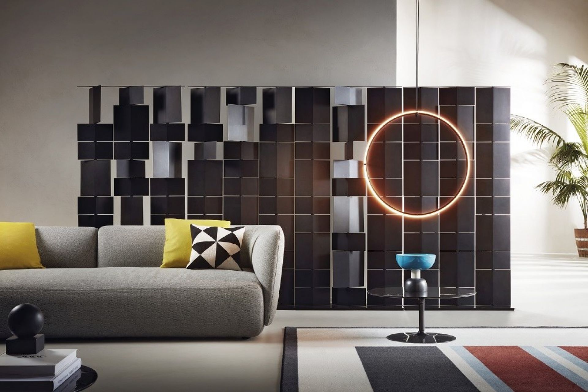 Divide It Room divider Three modules MDF Italia White