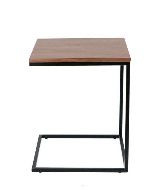 Flat Side table open Black / Natural oak Jan Kurtz SINGLE PIECES