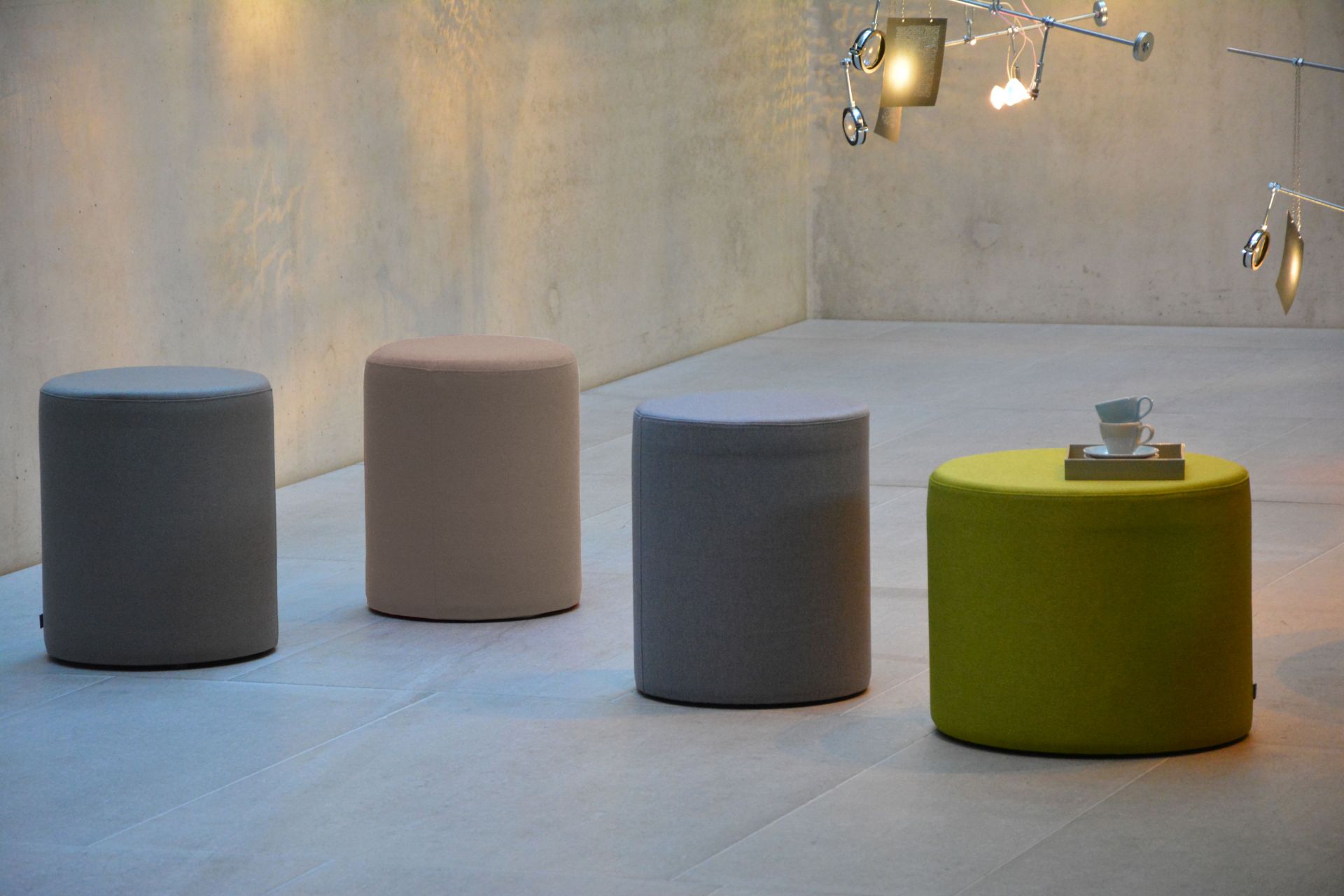 Rondo Pouf Ø 50 Black Jan Kurtz