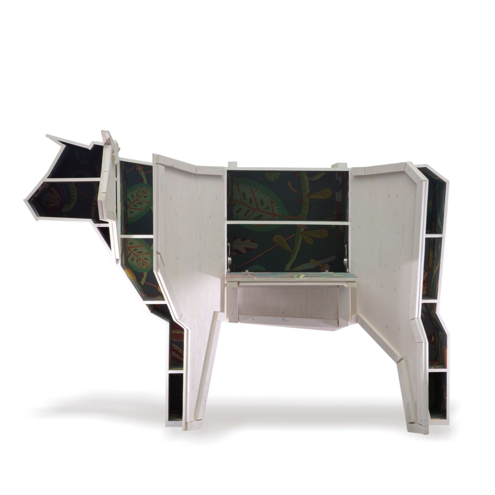 Sending Animals 2.0 Cow cupboard white Seletti