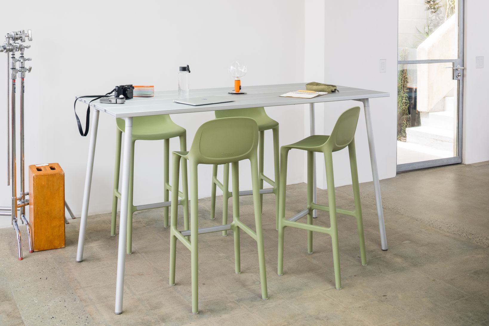 Broom Barstool Butter Yellow Emeco