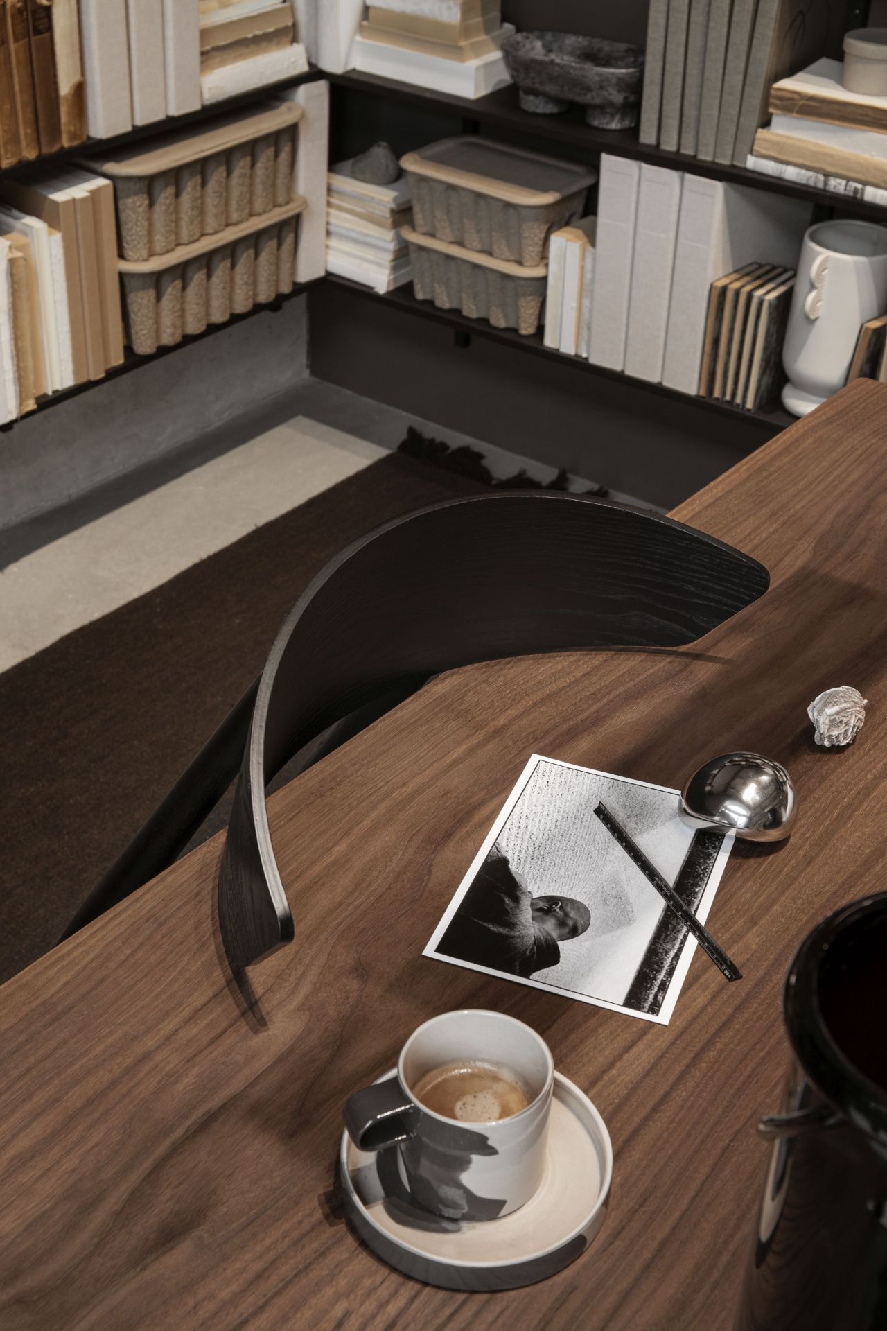 Herman Dining Chair with Wooden Frame Black Ferm Living Herman Dining Chair with Wooden Frame Black Ferm Living
