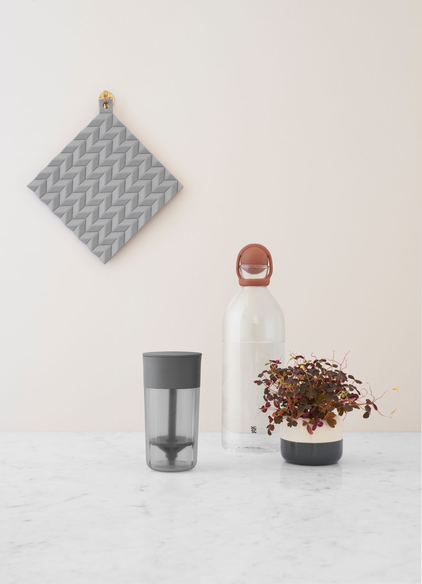 Hold-On potholders RIG TIG by Stelton Blue SINGLE PIECES