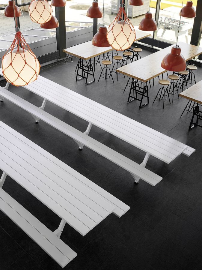Marina Picnic Table with Benches Outdoor Extremis