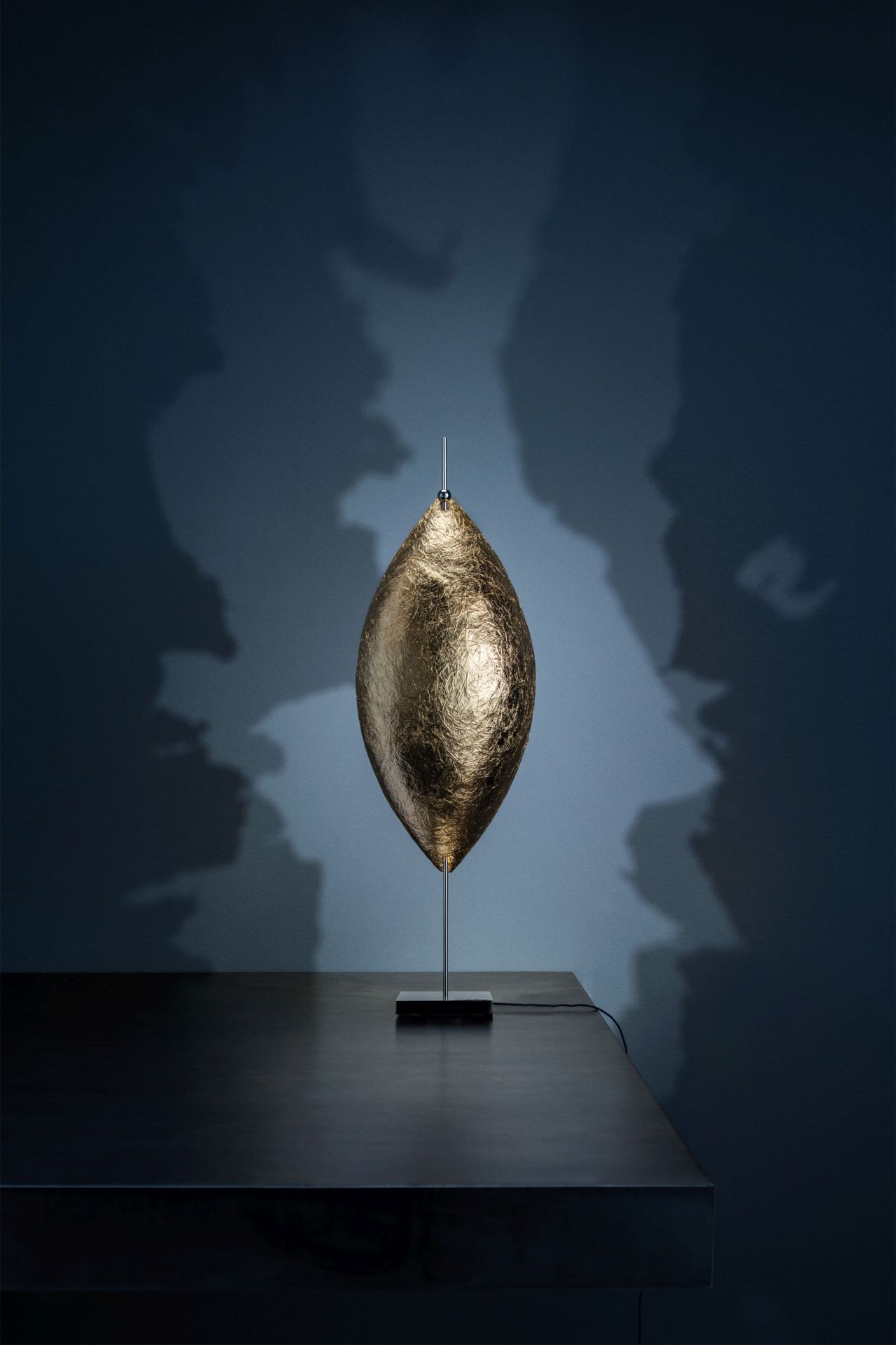 Malagolina table lamp gold Catellani & Smith