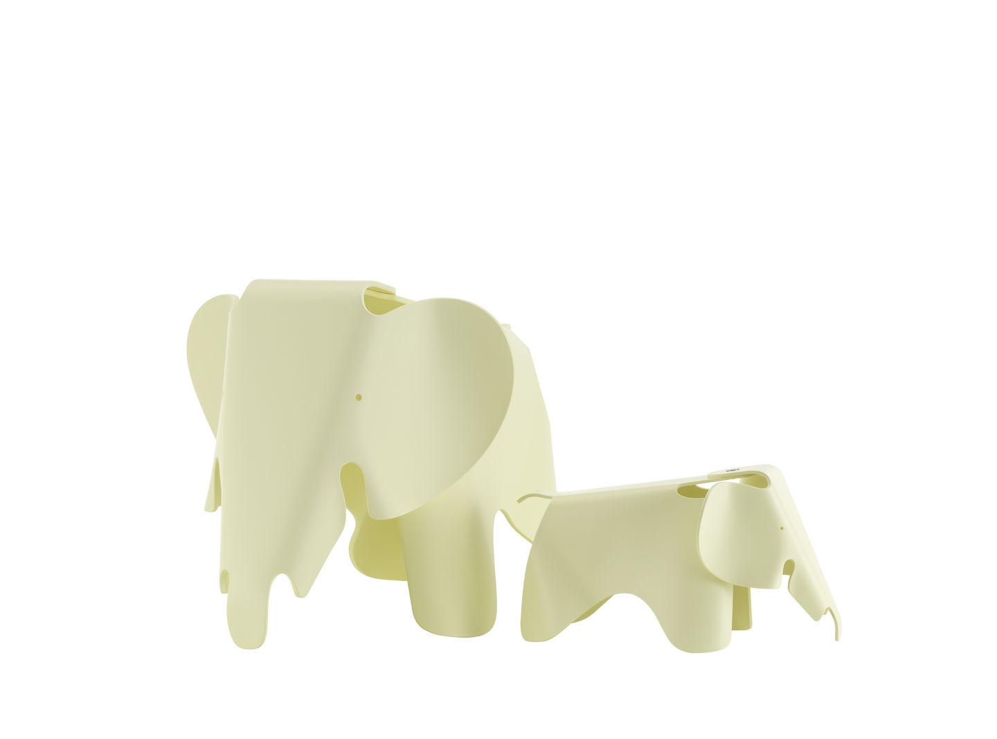 Eames Elephant Stool RE Vitra canary yellow