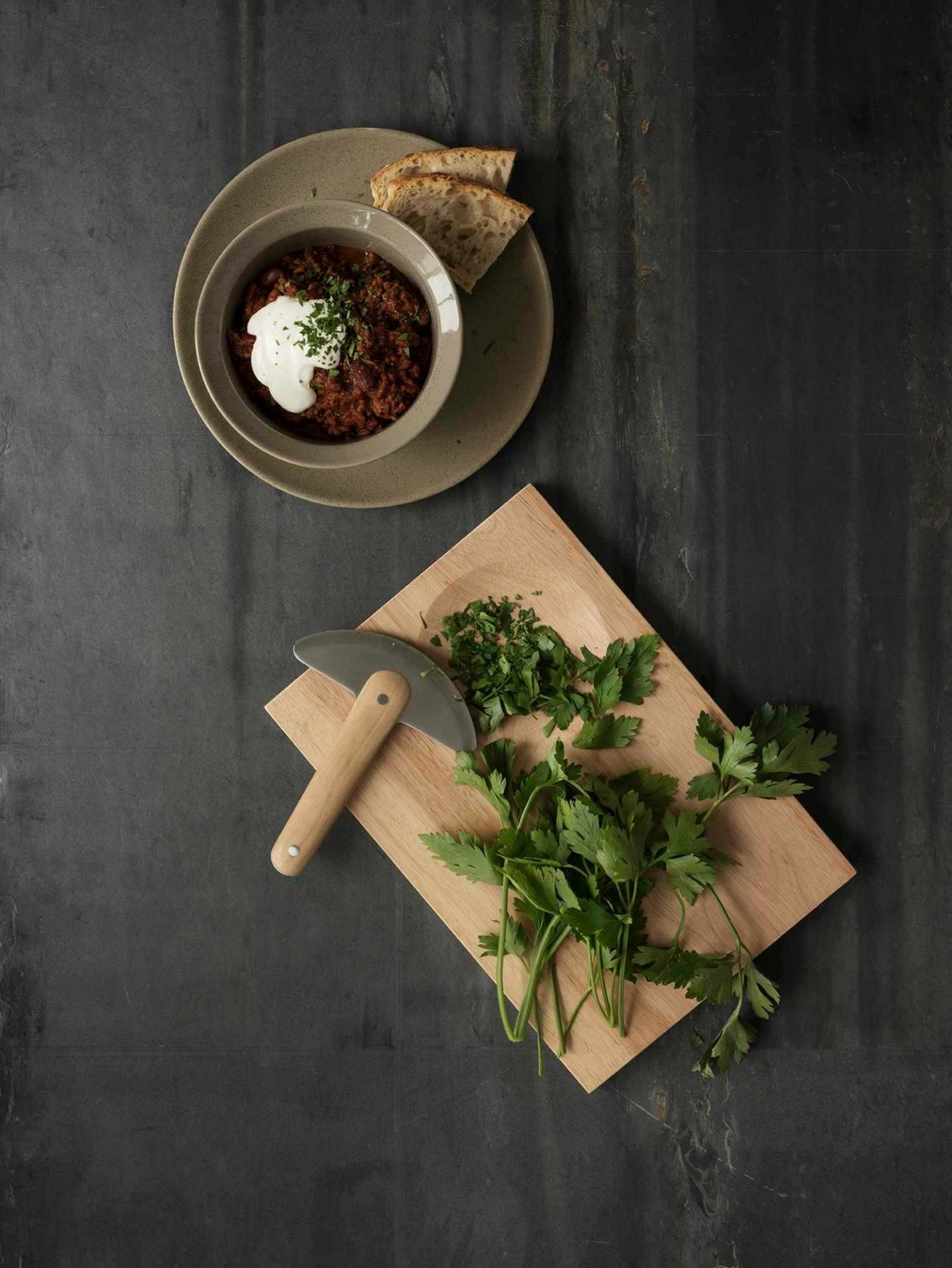 Herbs Cuttingboard with Chopper Stelton SINGLE PIECES