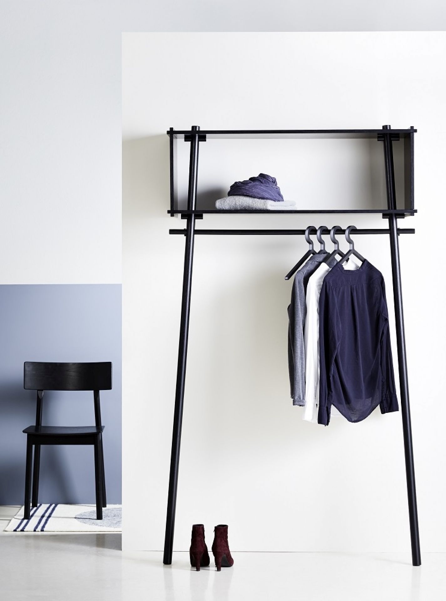 Töjbox Wardrobe Woud Wx80 cm oak black