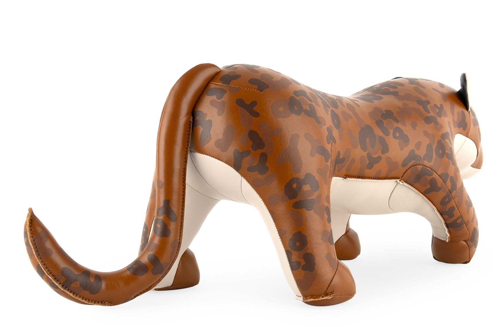 Doorstop Leopard Ray Tan/White Züny