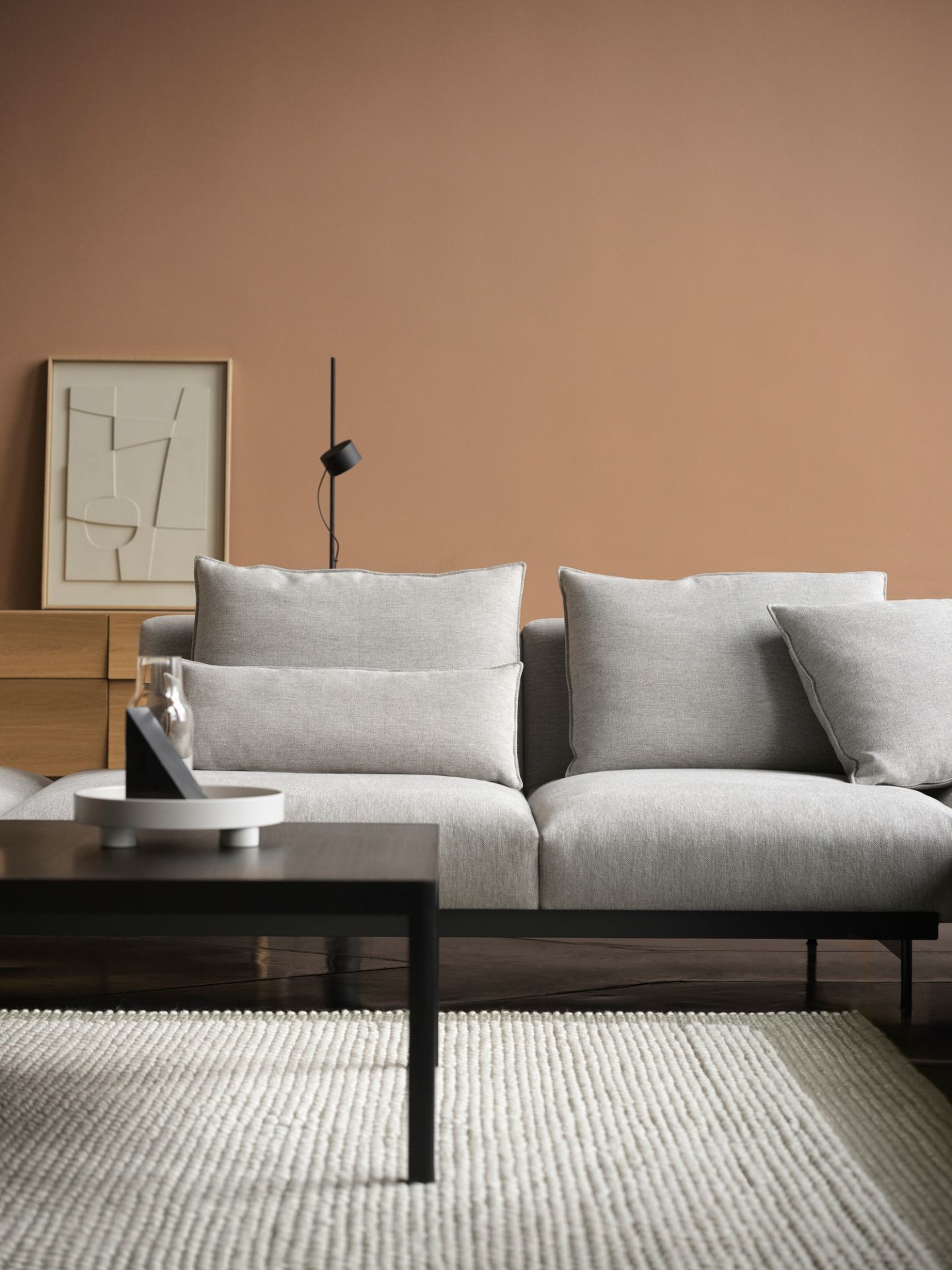 In Situ Modular Sofa 3-Seater Chaise Longue Muuto