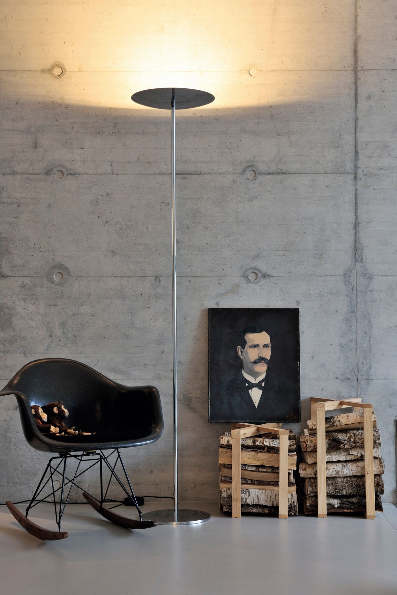 Classic LED Floor lamp Belux Black