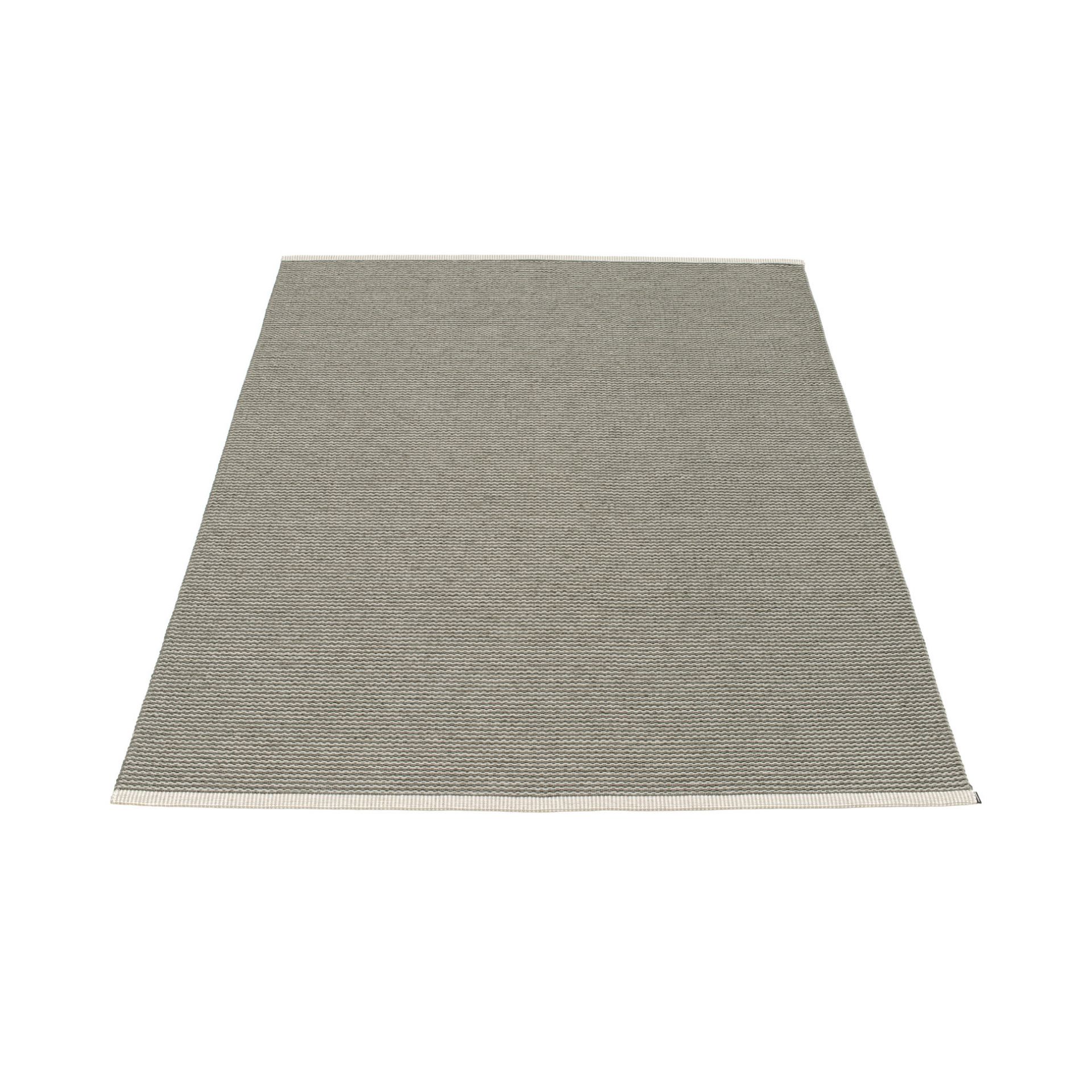 Mono Plastic Carpet 140x200 Pappelina Charcoal