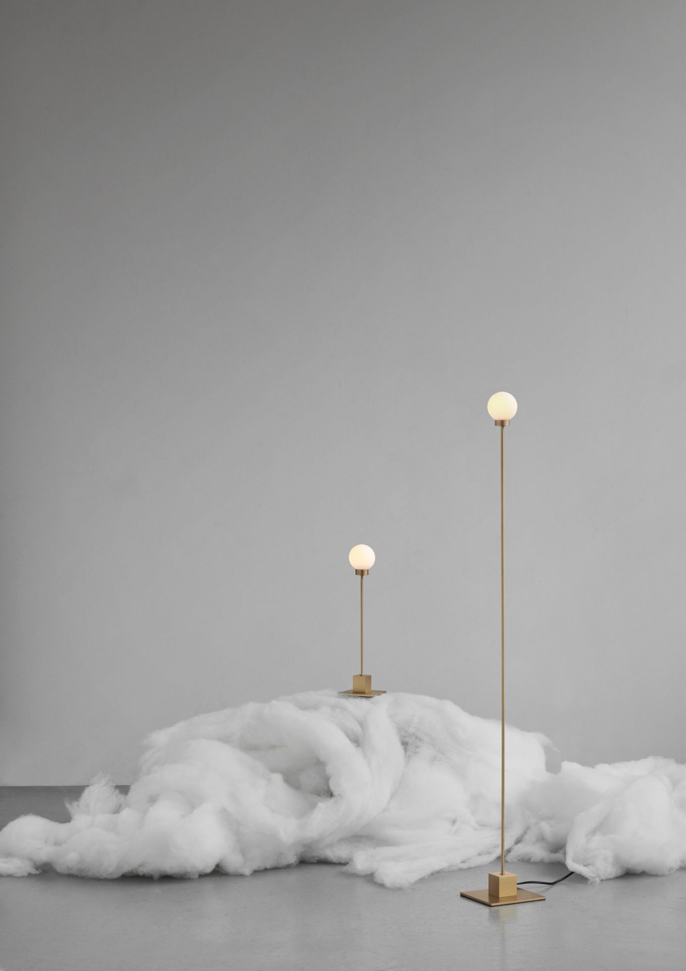 Snowball LED Floor lamp White Northern SINGLE PIECES