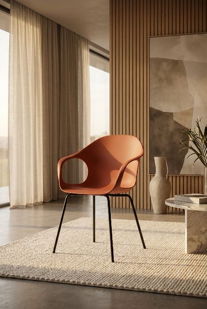 Elephantino armchair four-legged frame Kristalia