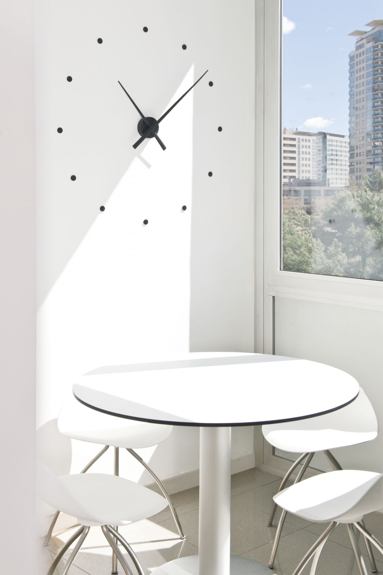 OJ wall clock gray nomon