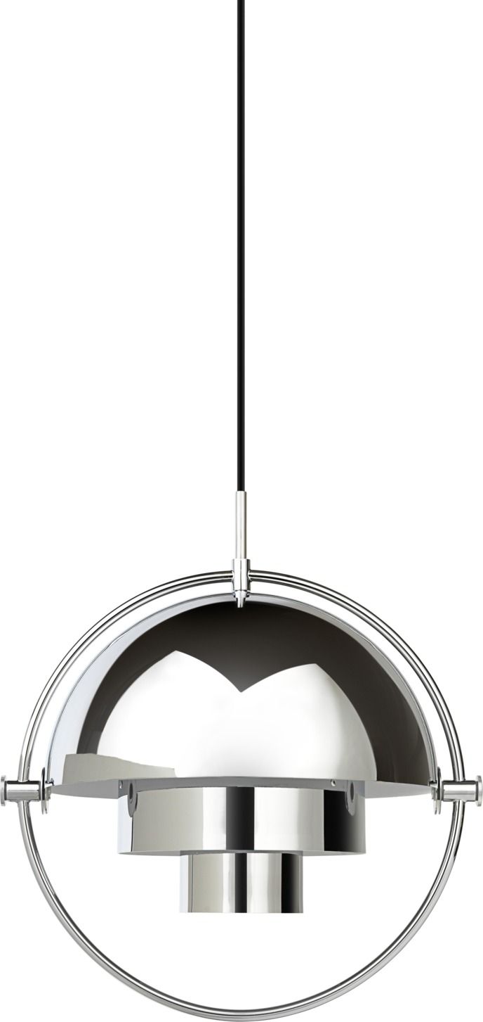 Multi-Lite pendant lamp Chrome Gubi Multi-Lite pendant lamp Chrome Gubi