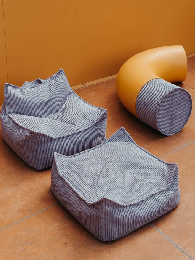 Beanbag armchair wide cord Wigiwama