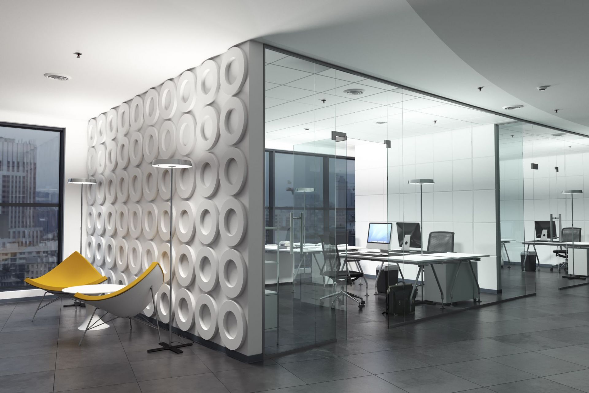 Koi-S Surface-mounted table lamp for USM Haller Belux