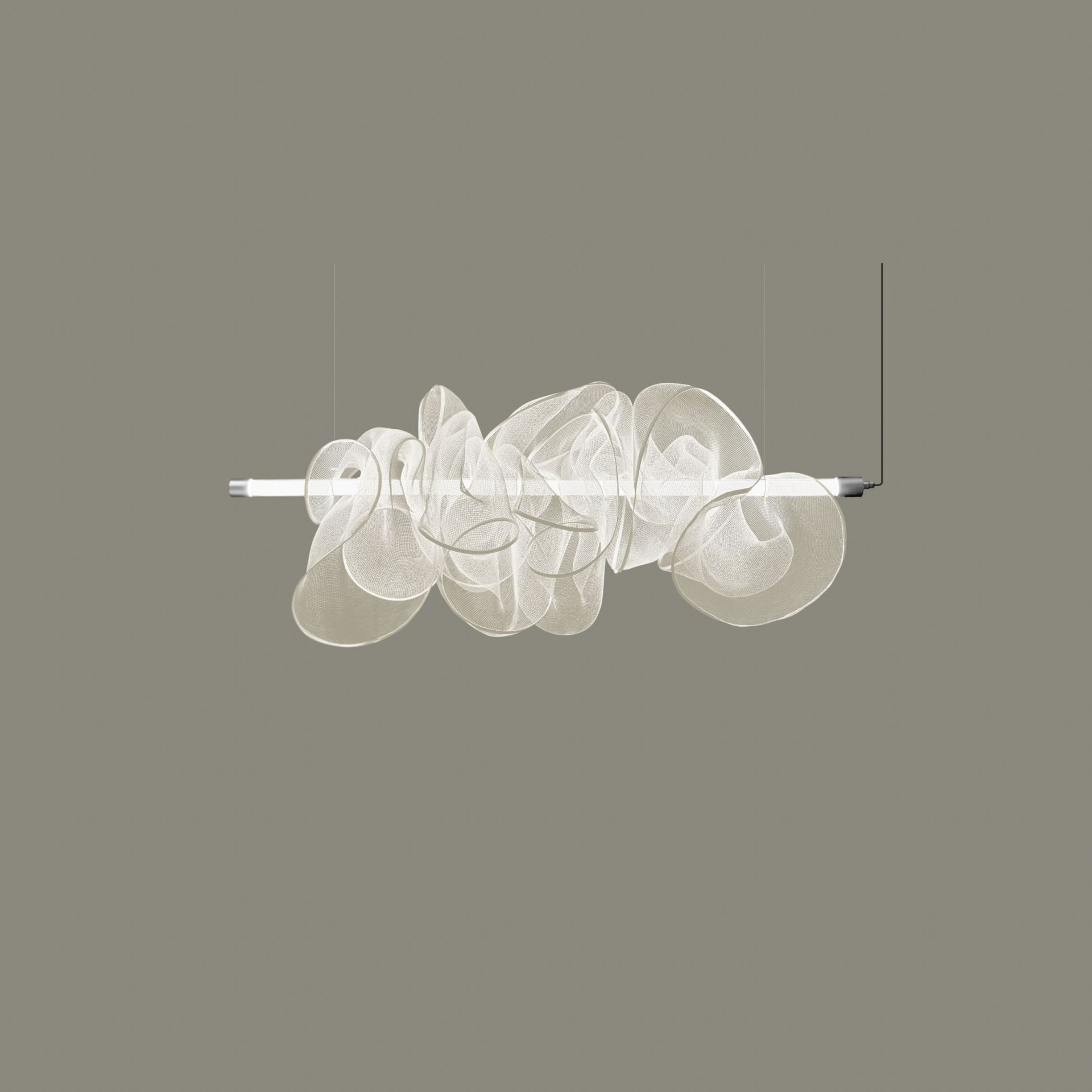 The Cloud Suspension lamp Short L100cm LZF Lamps