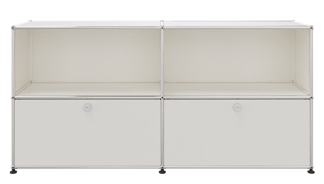USM Haller Sideboard 2 Open / 2 Flaps Pure white - FAST DELIVERY