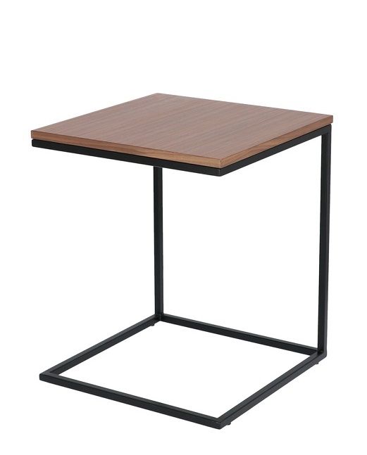 Flat Side table open Black / Natural oak Jan Kurtz SINGLE PIECES