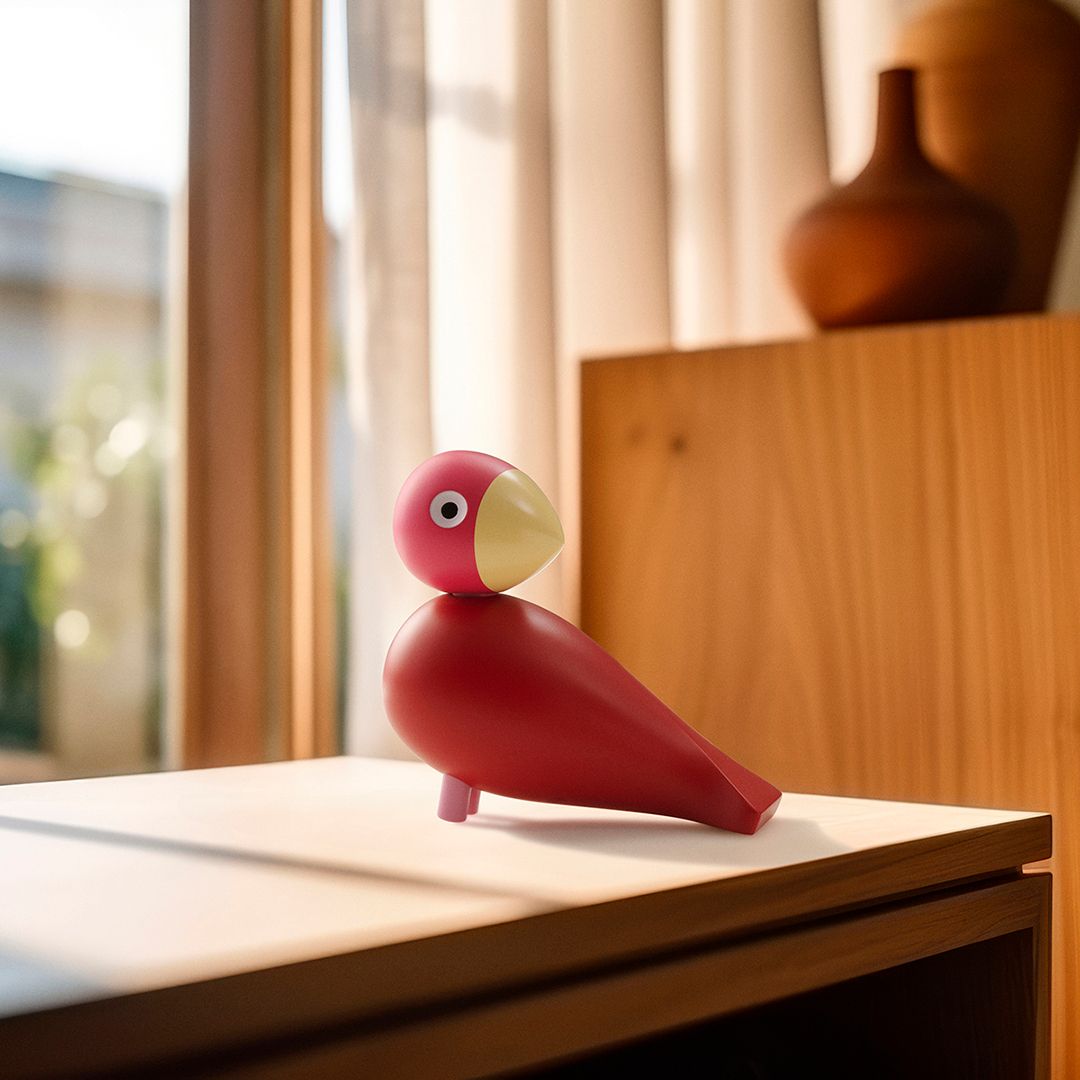 Flora Year Bird 2024 Songbirds Wooden figure Kay Bojesen
