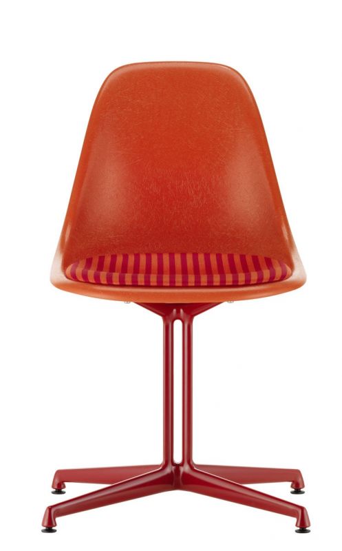 Eames Fibreglass Side Chair La Fonda Red Orange Vitra LIMITED EDITION 