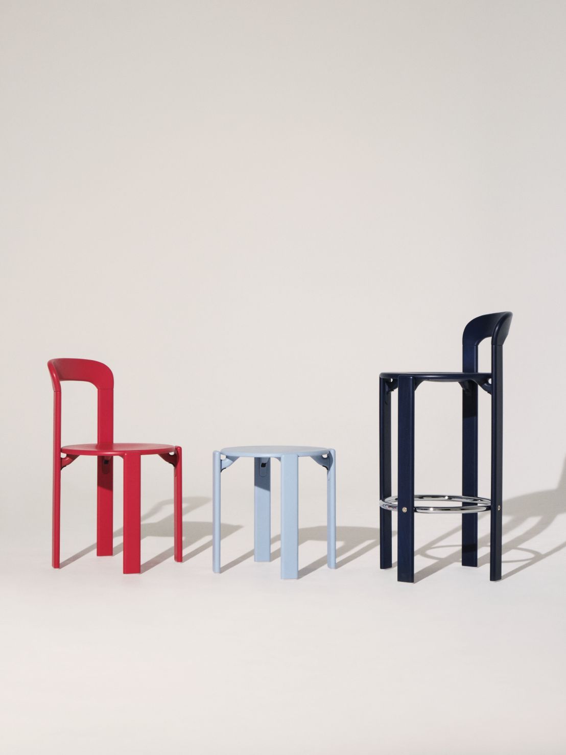 Rey Barstool Bar Stool Slate blue H97cm Hay