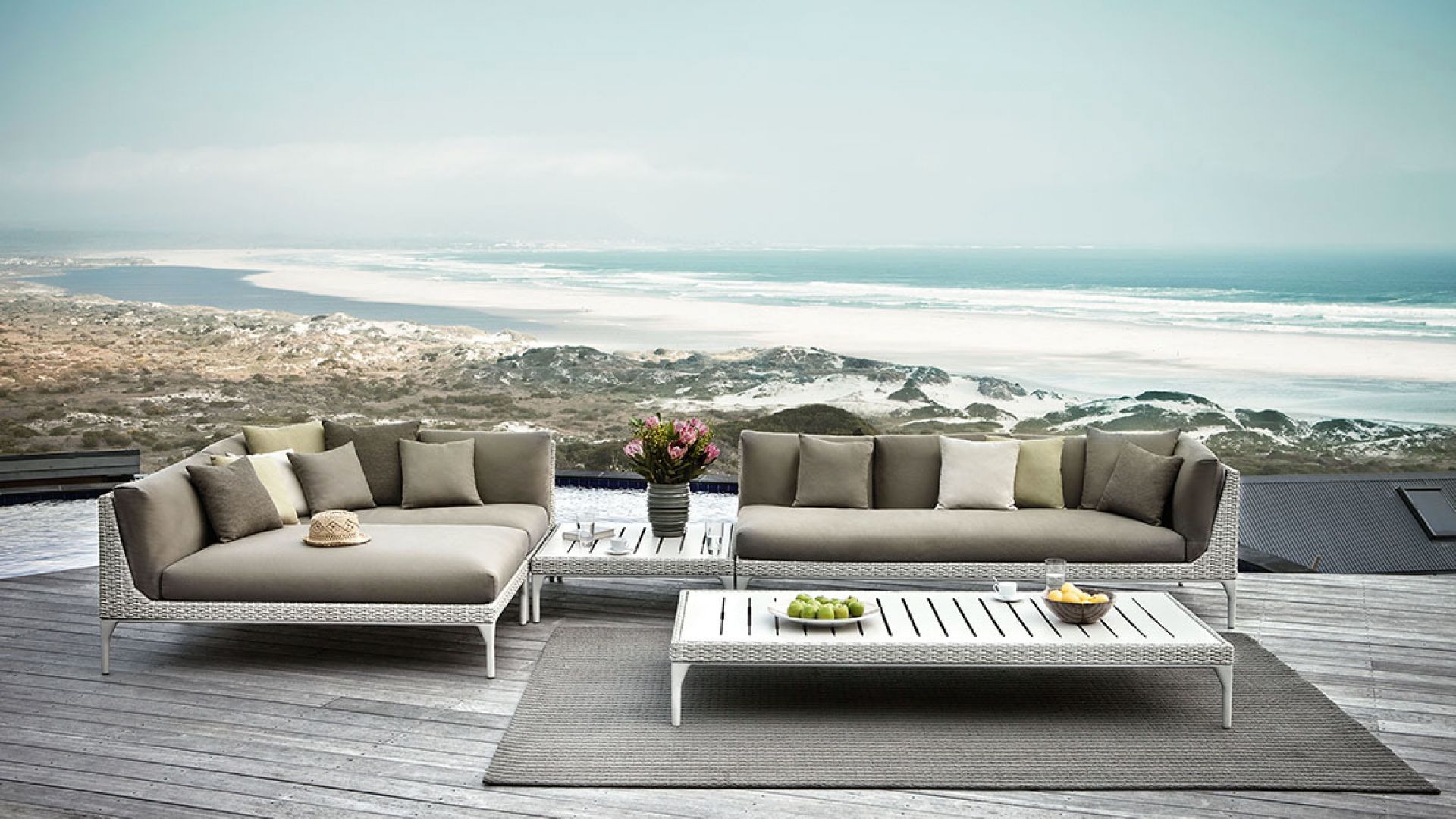 Mu Sofa module left Dedon