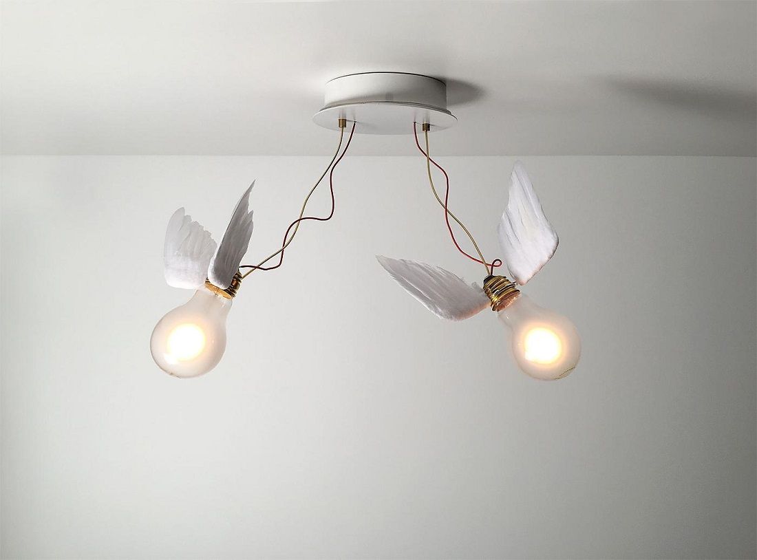 Lucellino Doppio LED wall lamp Ingo Maurer