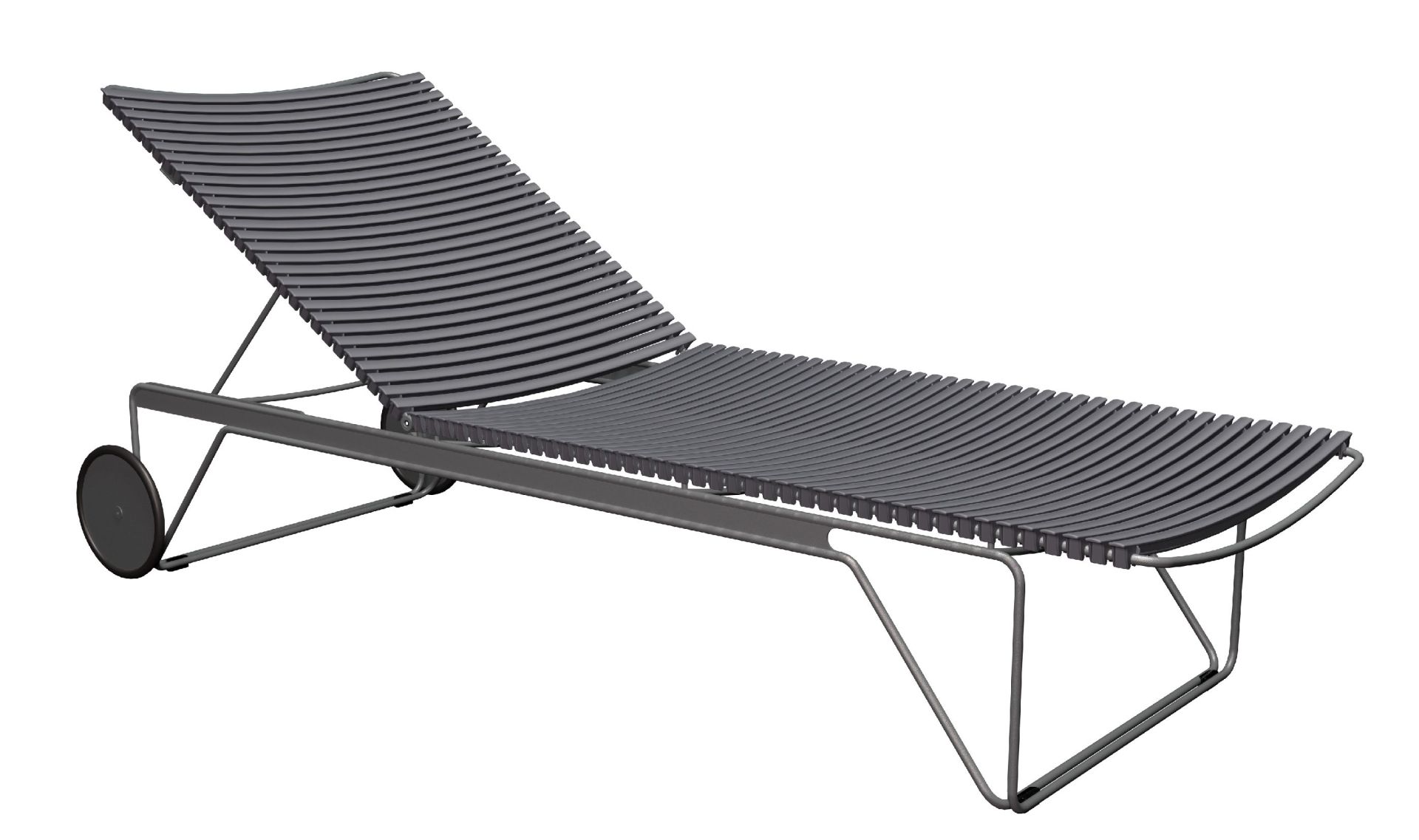 Click Adjustable Chaise Longue sun lounger Outdoor HOUE