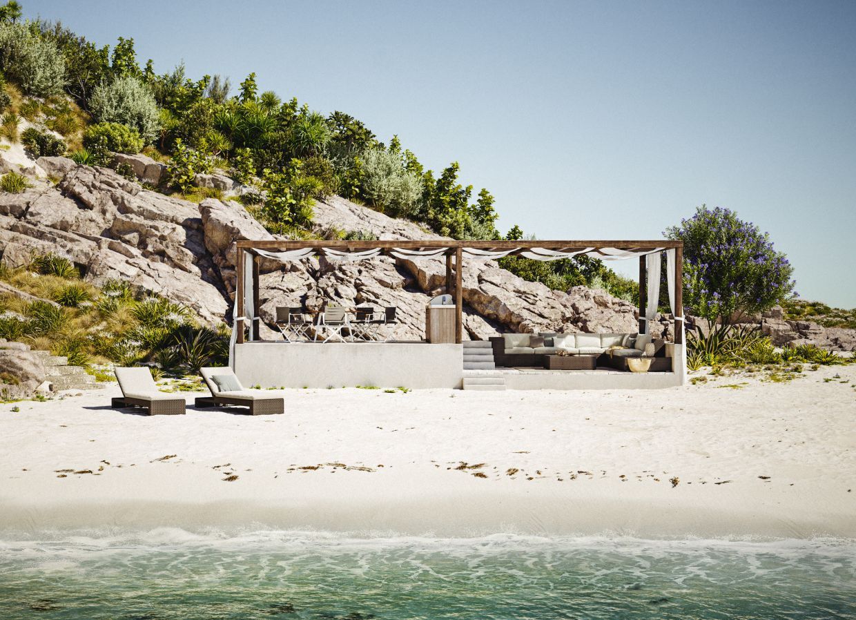 Lounge Beach Chair incl. Cushion Dedon