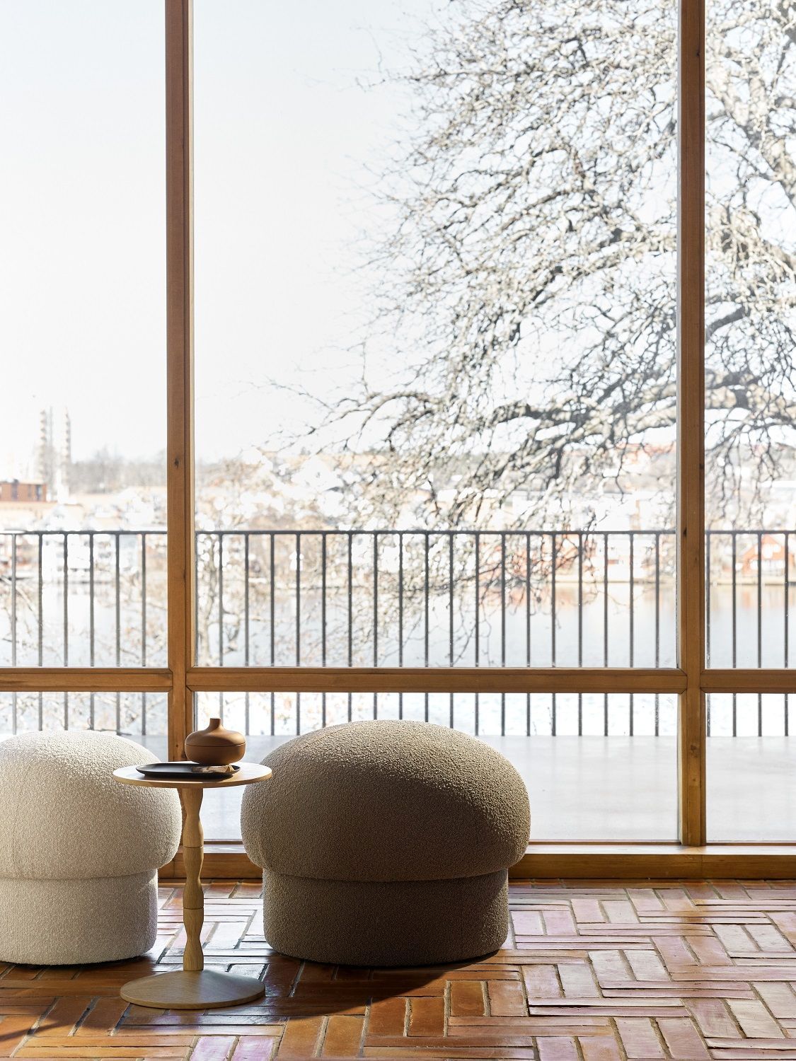 Uno pouf stool 65 cm GREEN Design House Stockholm SINGLE PIECES
